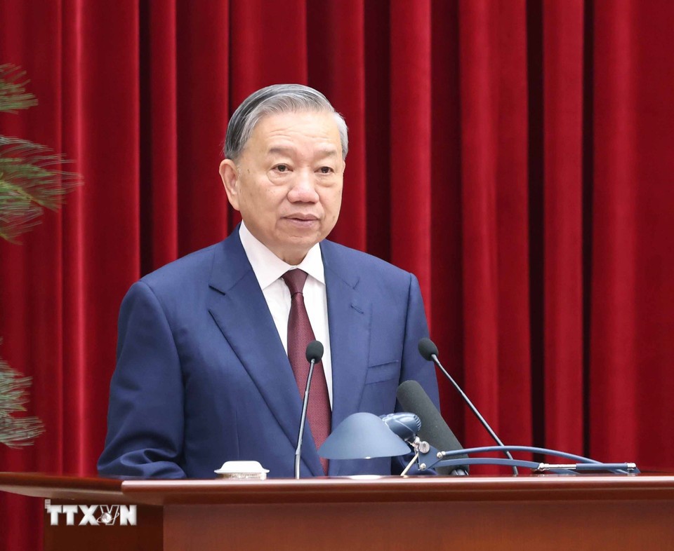 Tổng Bí thư Tô Lâm phát biểu bế mạc Hội nghị Trung ương 2 khóa XIV
