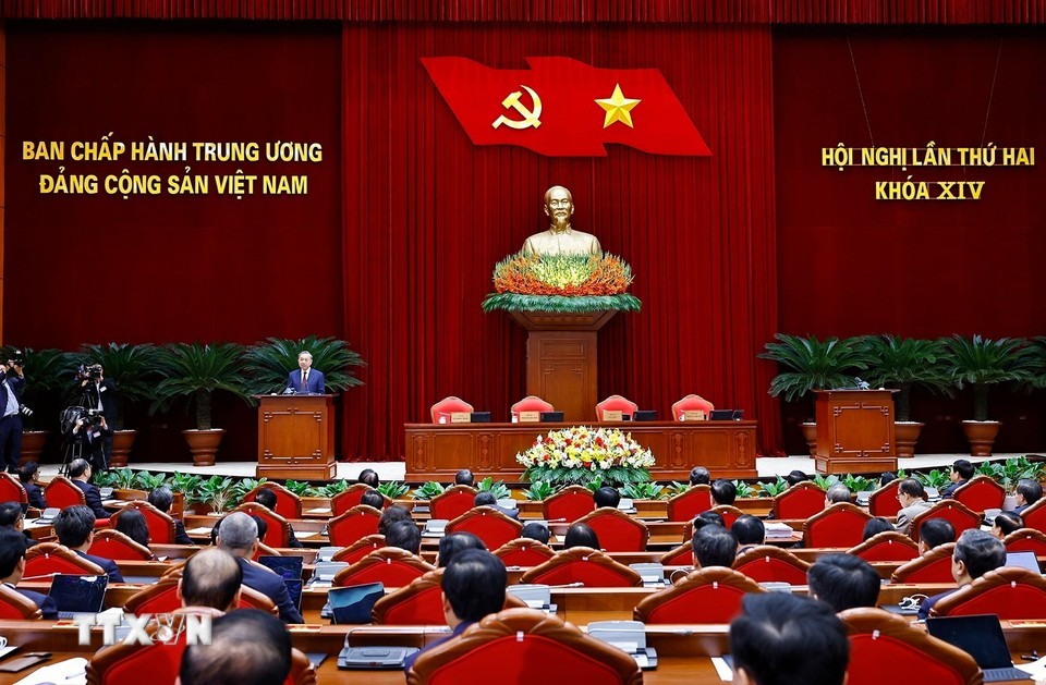 Tổng Bí thư Tô Lâm phát biểu bế mạc Hội nghị Trung ương 2 khóa XIV