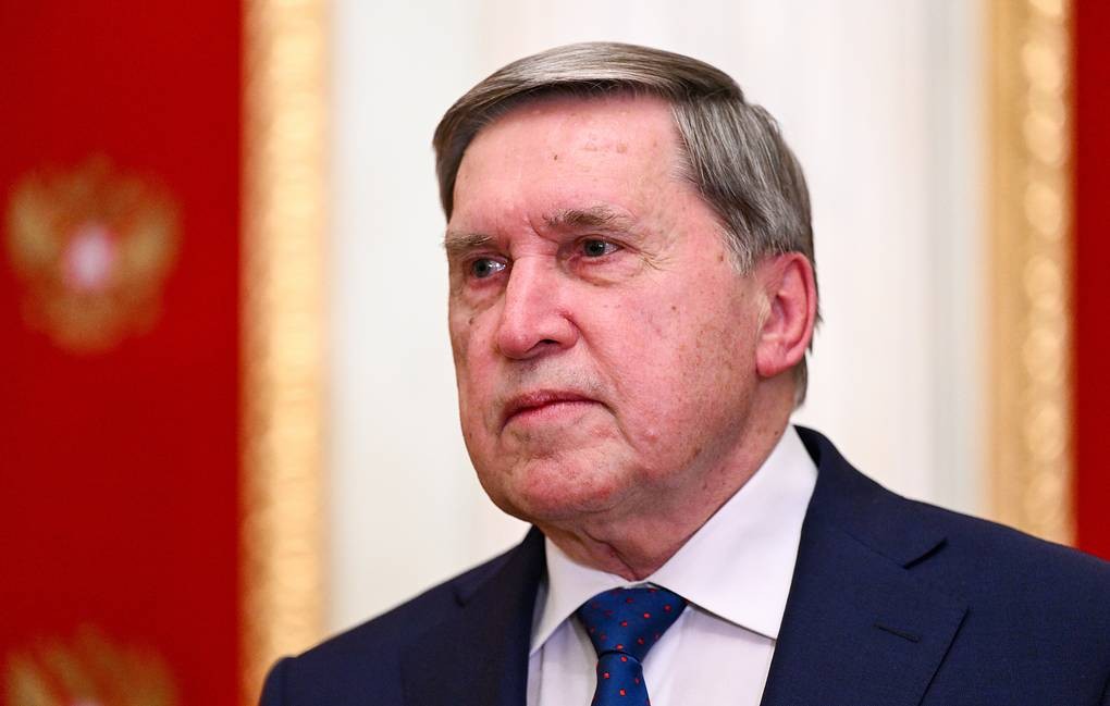 Trợ lý Tổng thống Nga Yury Ushakov. Ảnh: TASS