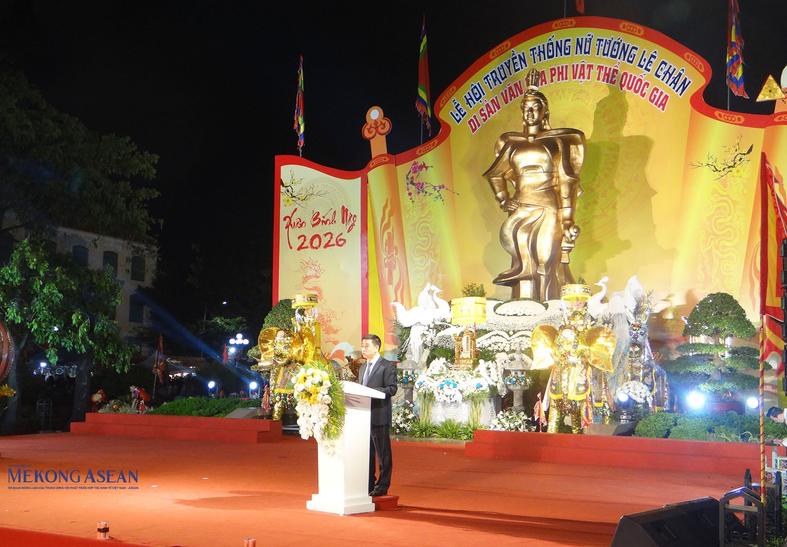 Trang trọng khai mạc lễ hội Nữ tướng Lê Chân ở Hải Phòng