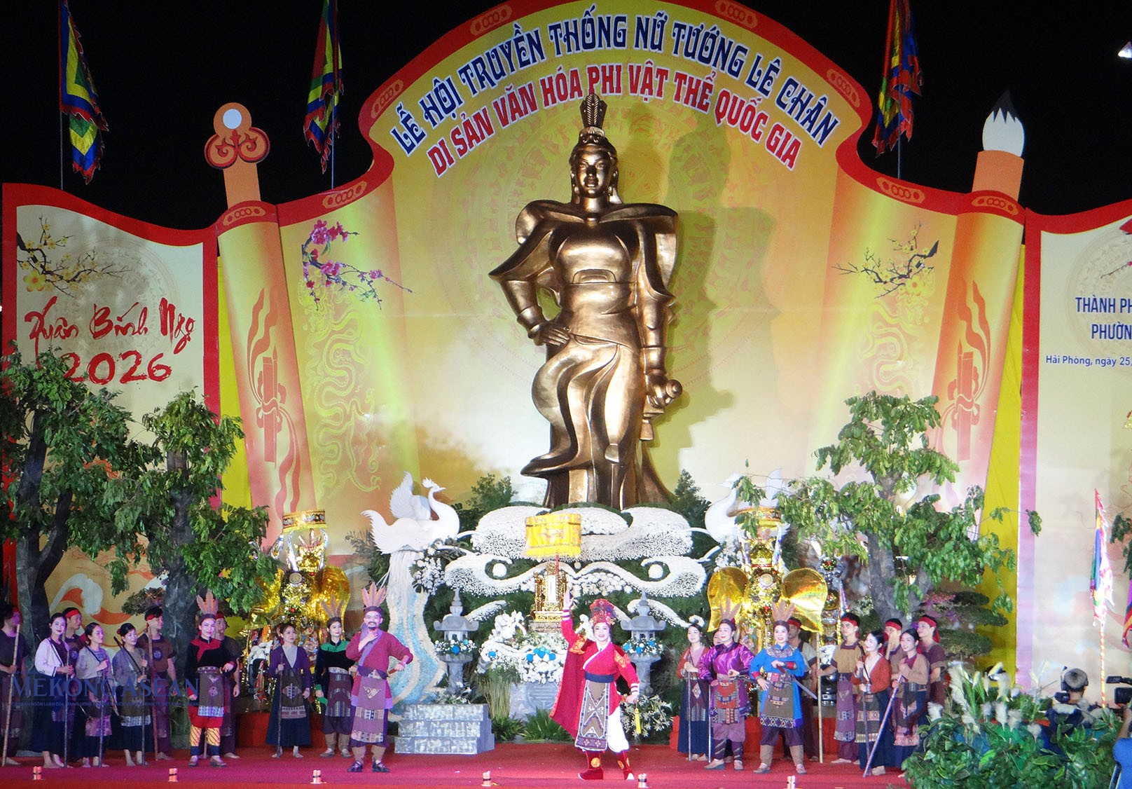 Trang trọng khai mạc lễ hội Nữ tướng Lê Chân ở Hải Phòng