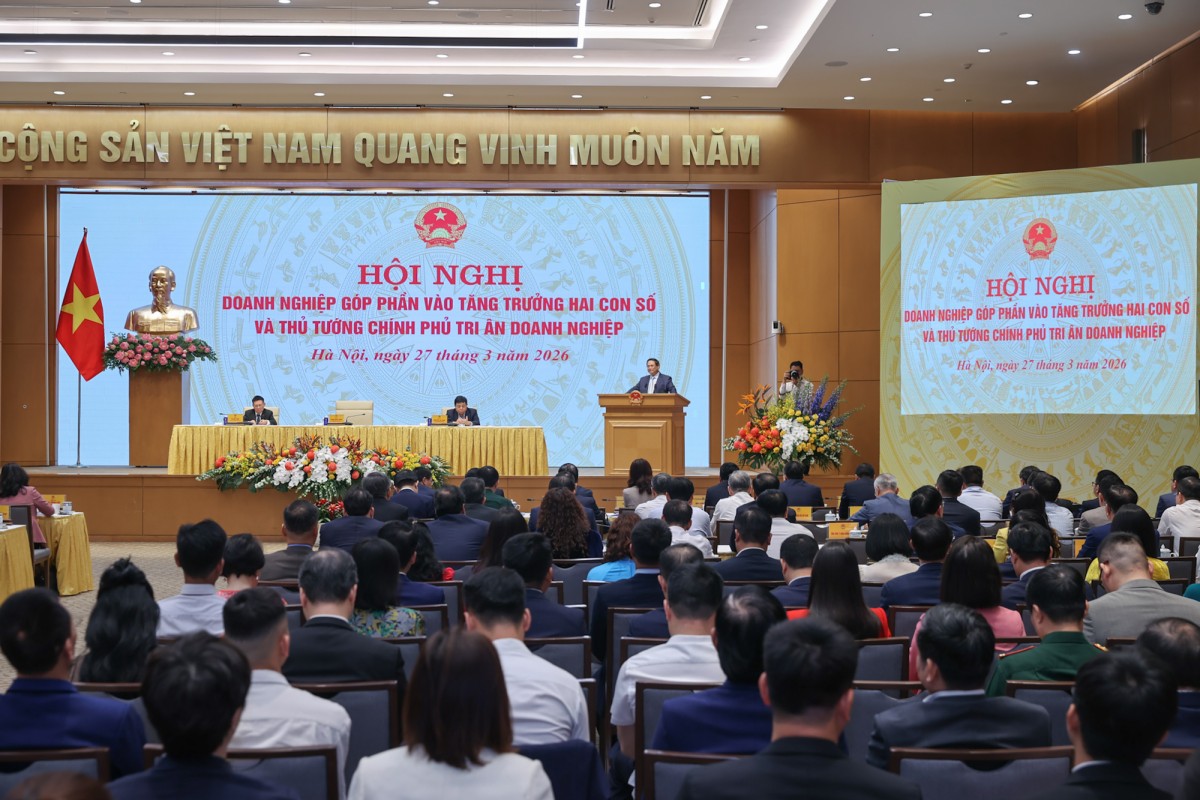 Thủ tướng chủ trì hội nghị về tăng trưởng hai con số và tri ân doanh nghiệp