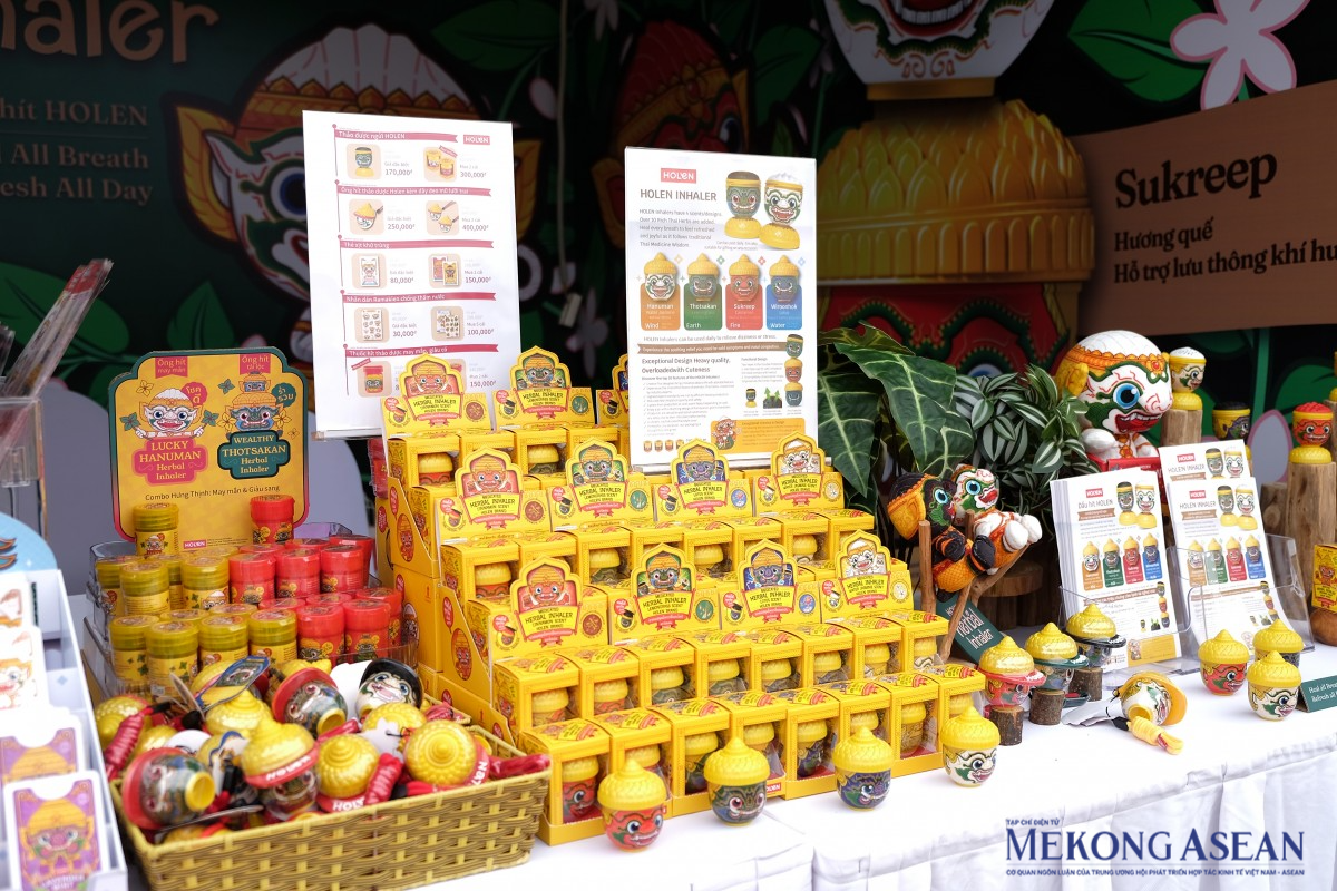 Gian hàng thảo dược Thái Lan. Ảnh: Tùng Dương/Mekong ASEAN