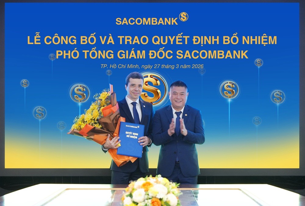 Cựu Tổng giám đốc SeABank làm Phó Tổng giám đốc Sacombank