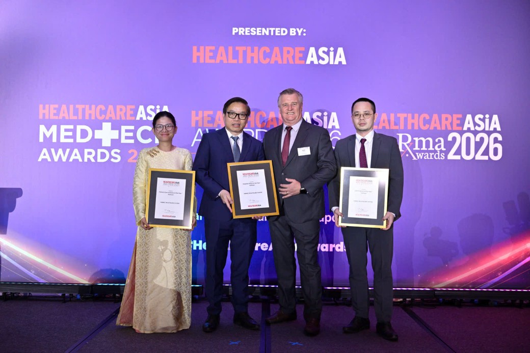 Vinmec thắng lớn tại Healthcare Asia Awards 2026