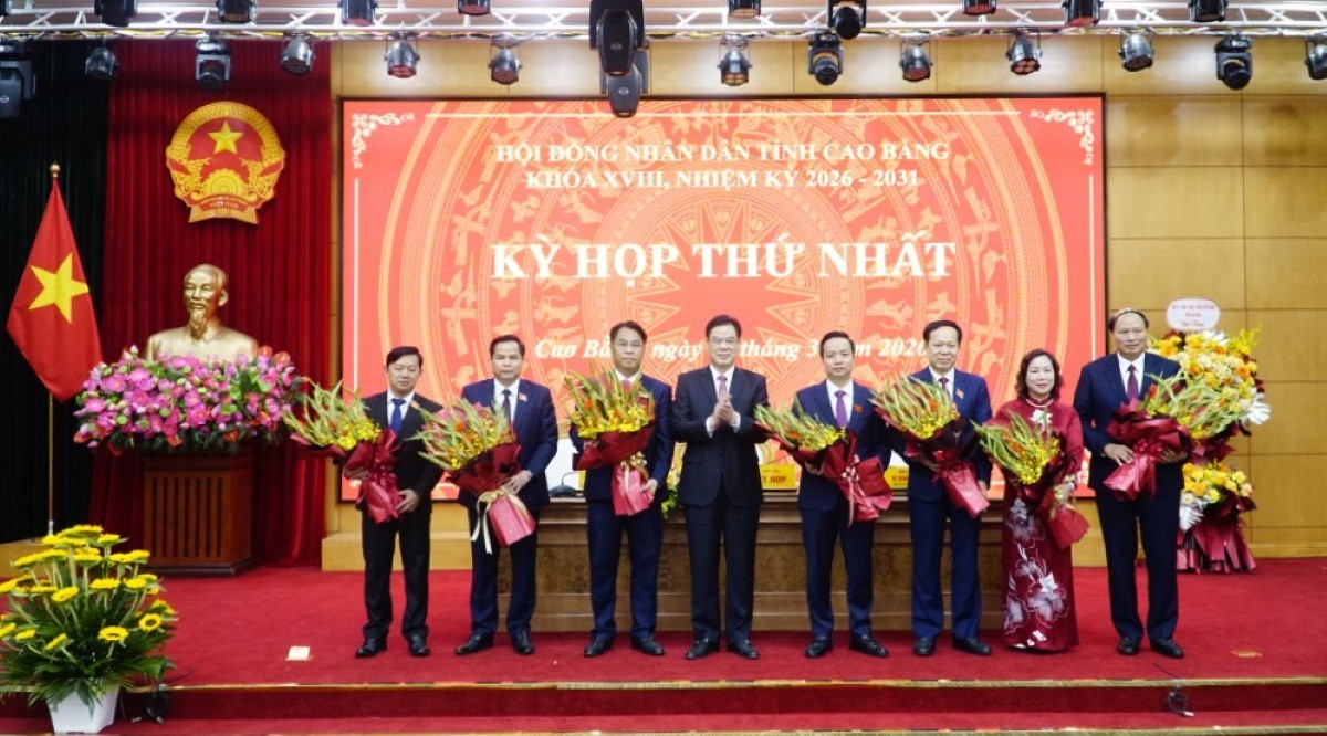 Cao Bằng, Thái Nguyên kiện toàn nhân sự chủ chốt khóa mới