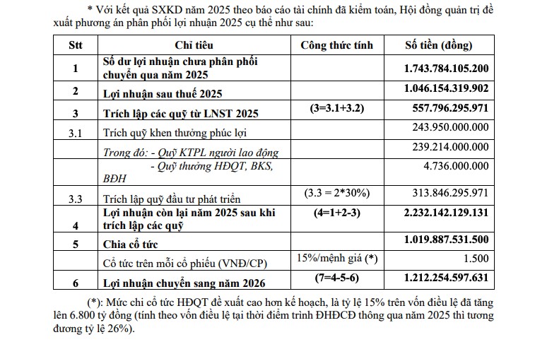 DPM dự kiến tăng mức chi cổ tức năm 2025