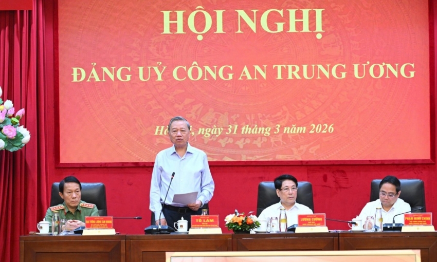 Tổng Bí thư dự hội nghị Đảng ủy Công an Trung ương