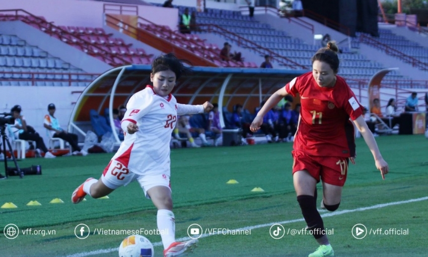 U20 nữ Việt Nam thua Trung Quốc trận ra quân Giải U20 châu Á