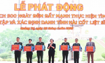 Phát động Chiến dịch 500 ngày đêm tìm kiếm, quy tập hài cốt liệt sĩ