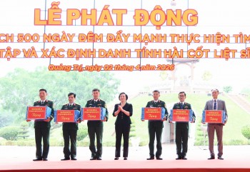 Phát động Chiến dịch 500 ngày đêm tìm kiếm, quy tập hài cốt liệt sĩ