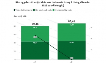 Indonesia nối dài chuỗi thặng dư thương mại trong gần 6 năm