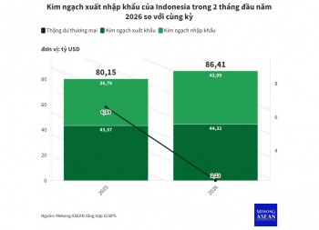 Indonesia nối dài chuỗi thặng dư thương mại trong gần 6 năm