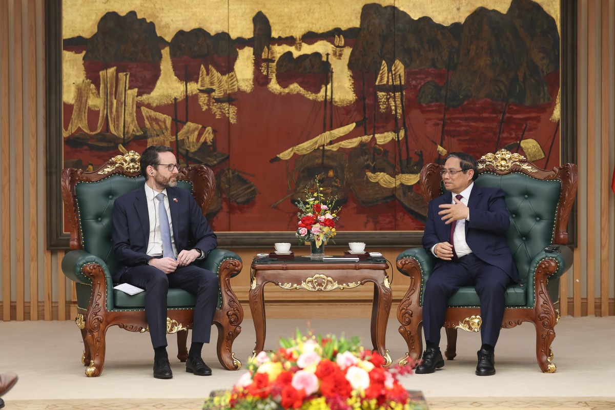 Thủ tướng cho rằng dư địa hợp tác hai nước vẫn còn rất lớn và đề nghị hai bên tăng cường hợp tác toàn diện. Ảnh: VGP.