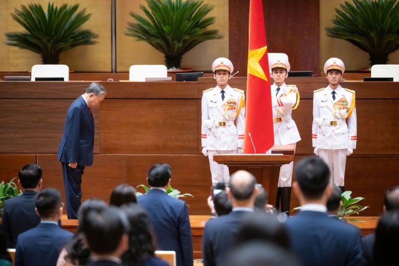 Ảnh, Video: Tổng Bí thư Tô Lâm tuyên thệ nhậm chức Chủ tịch nước