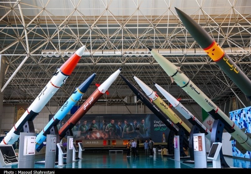 Các tên lửa được sử dụng trong chiến dịch Lời hứa Đích thực 4 (Operation True Promise 4) nhằm đáp trả Mỹ và Israel. Ảnh: Tasnim