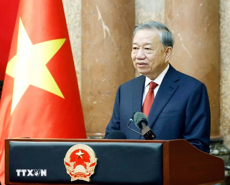 Tổng Bí thư Tô Lâm nhận bàn giao công tác của Chủ tịch nước