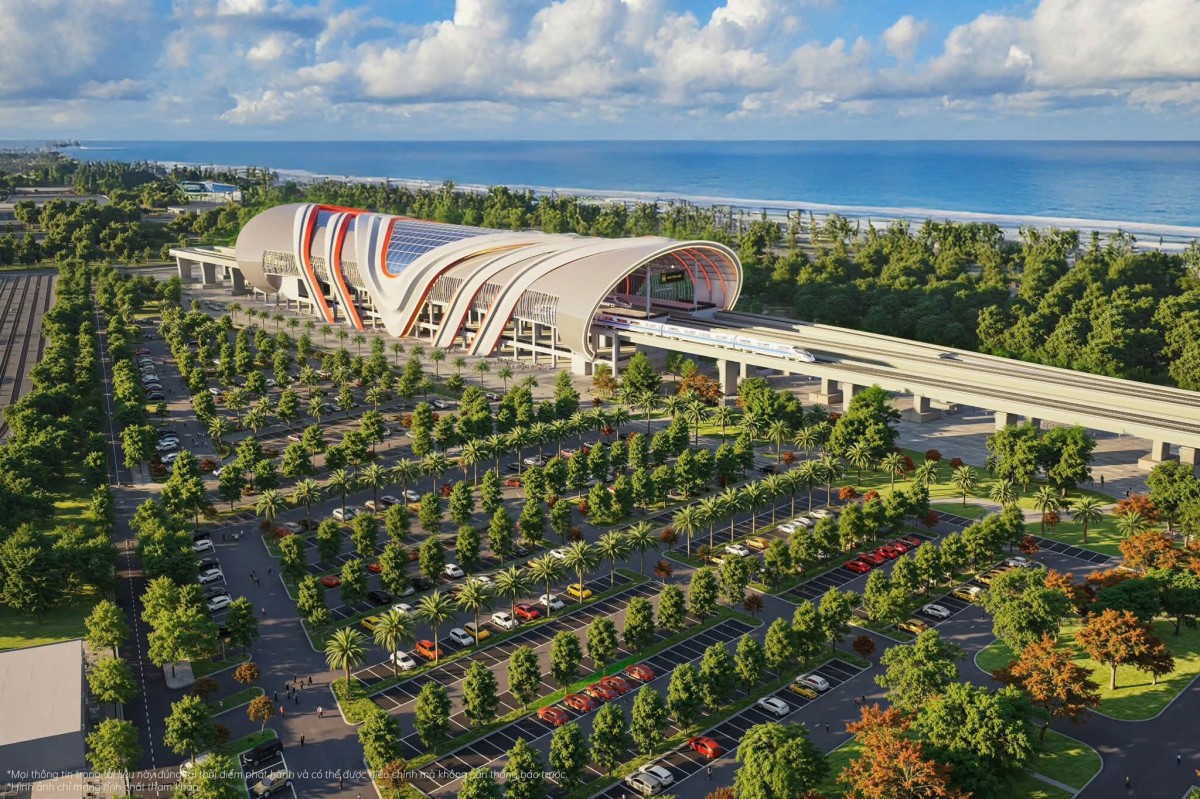 Phối cảnh ga Cần giờ