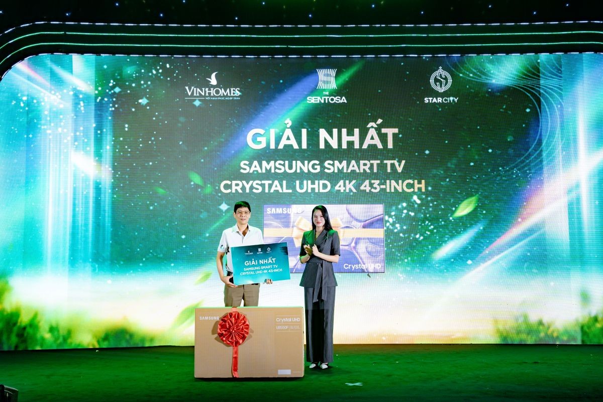 Trao chuẩn sống an cư quốc tế kèm quà tặng giá trị tại thị trường xứ Thanh