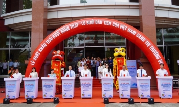 Đồng Tháp xuất khẩu lô bưởi đầu tiên sang thị trường Australia