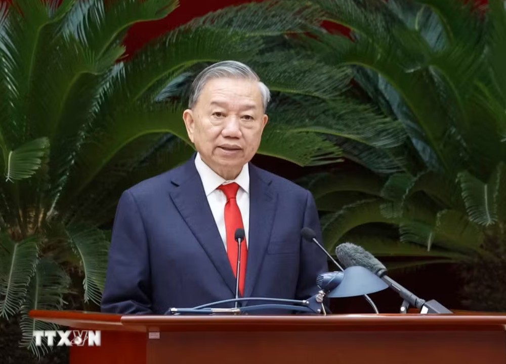 Tổng Bí thư, Chủ tịch nước Tô Lâm phát biểu chỉ đạo - Ảnh: TTXVN