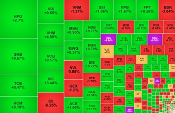 Nhóm thép 'đồng khởi', một mã ngân hàng tăng 40% sau 3 tuần