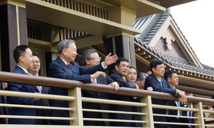 Tổng Bí thư, Chủ tịch nước Tô Lâm thăm Khu mới Hùng An của Trung Quốc