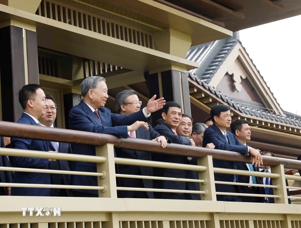 Tổng Bí thư, Chủ tịch nước Tô Lâm thăm Khu mới Hùng An của Trung Quốc