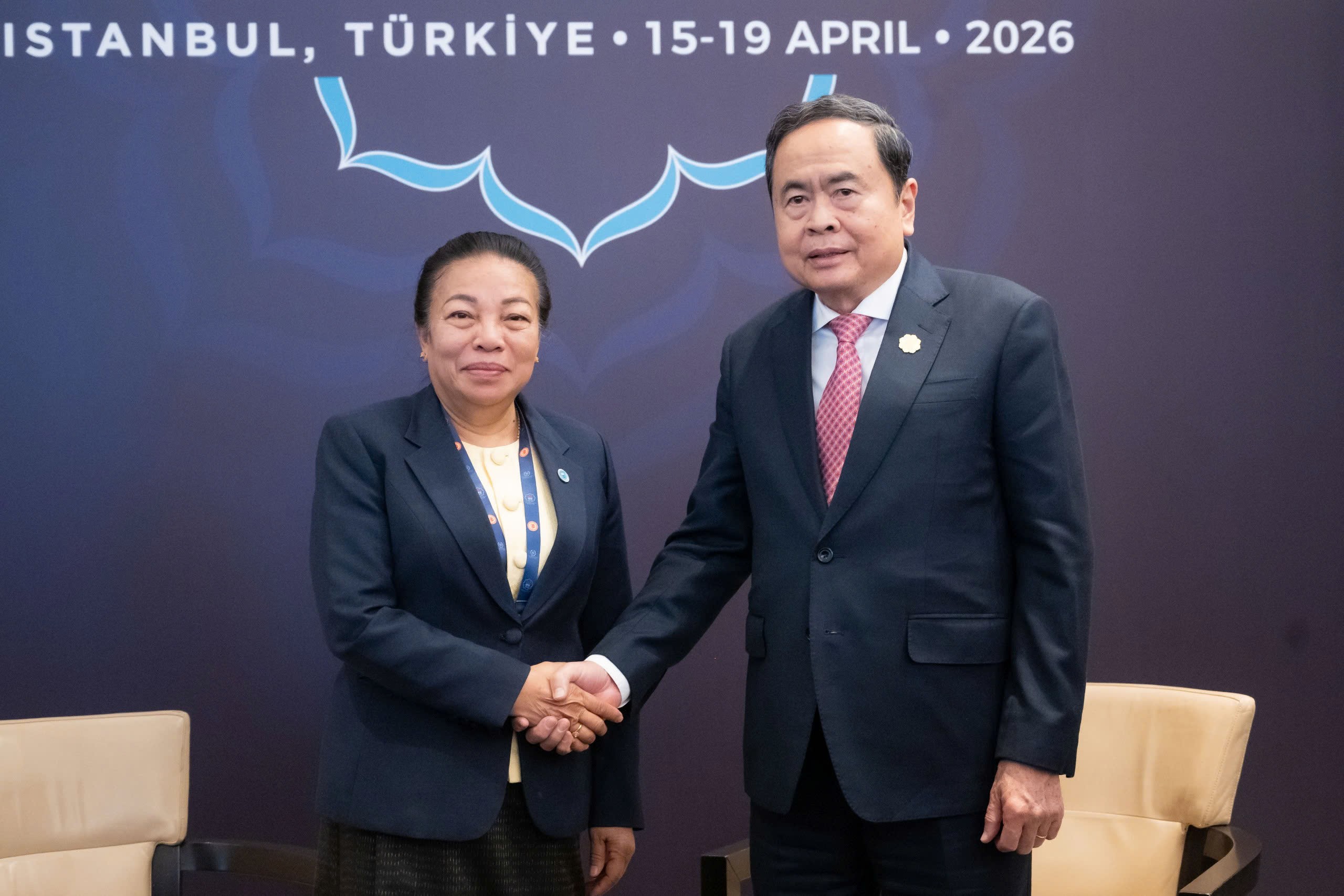 Chủ tịch Quốc hội gặp, hội kiến lãnh đạo một số nước nhân dịp tham dự IPU-152