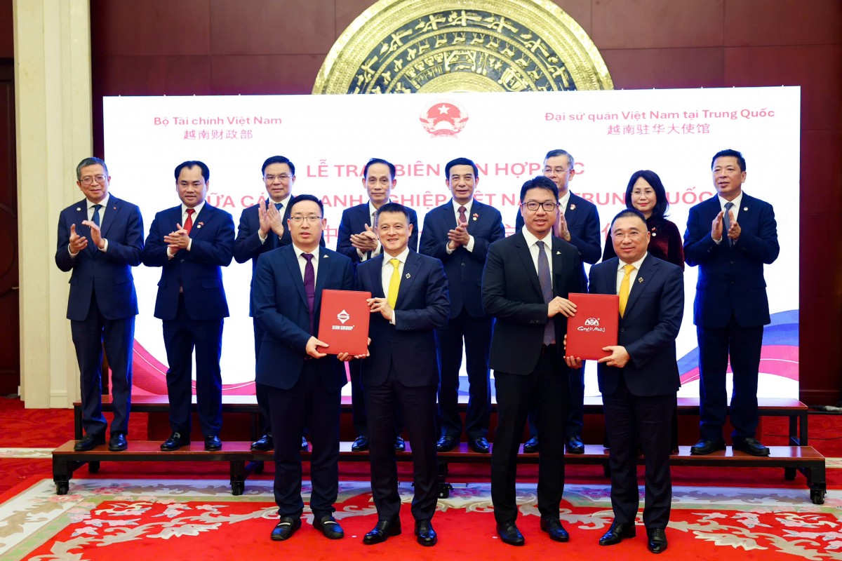 Sun Group bắt tay Gold Mantis thực hiện các dự án trọng điểm quốc gia