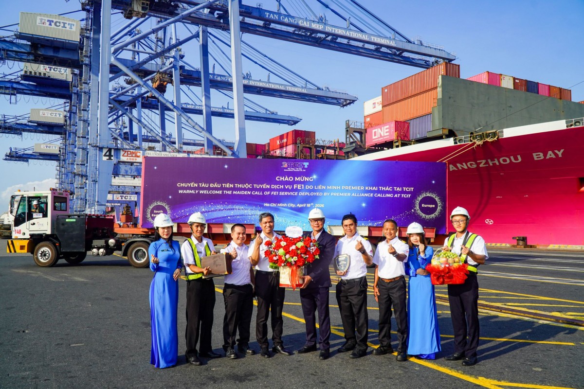 Cái Mép đón thêm tuyến vận tải trực tiếp Việt Nam – châu Âu