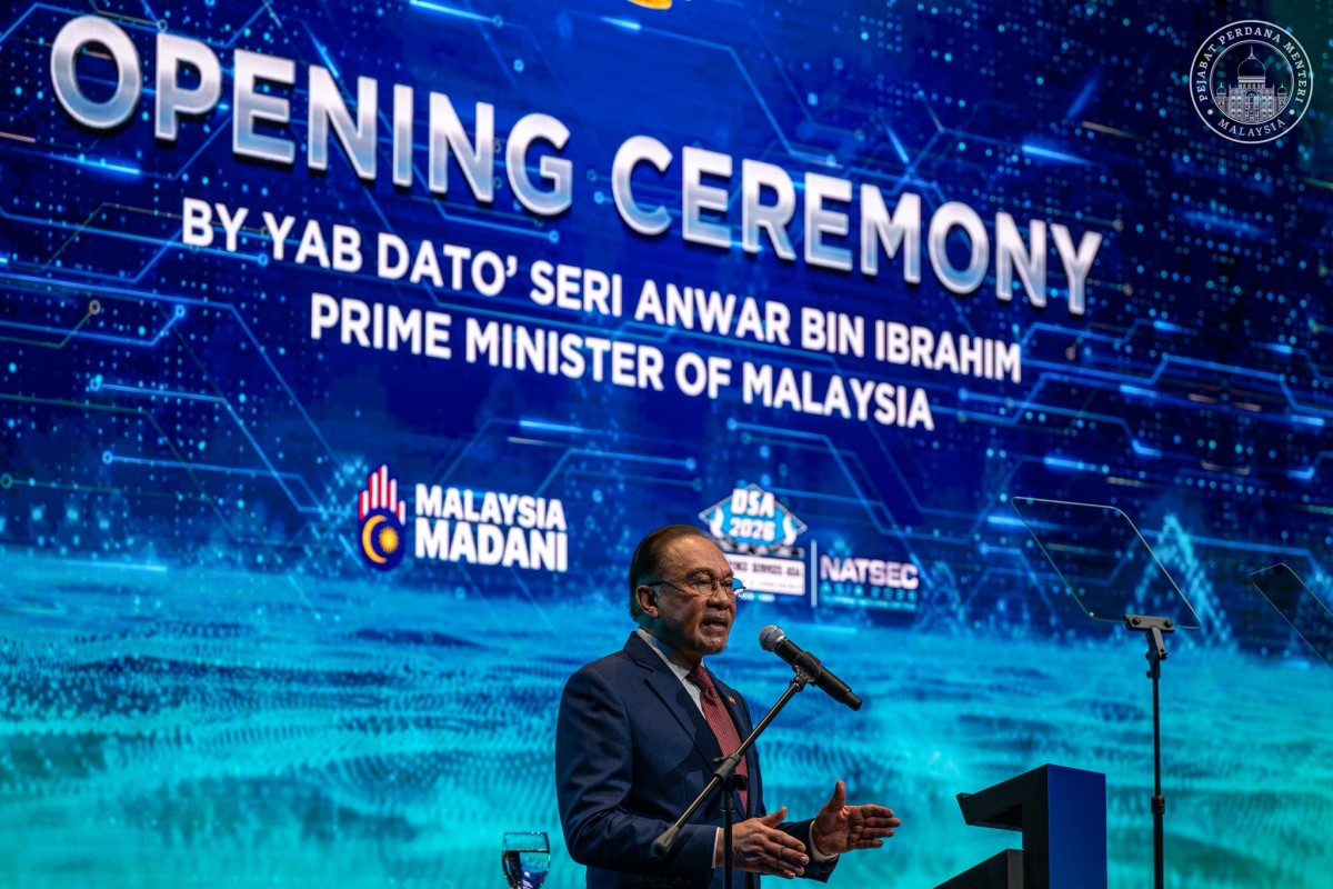 Thủ tướng Malaysia Anwar Ibrahim phát biểu tại lễ khai mạc ngày 20/4. Ảnh: Facebook/@Anwar Ibrahim