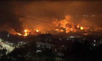 Cháy lớn tại nhà máy lọc dầu Nga sau cuộc không kích của Ukraine