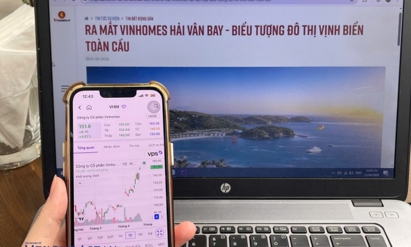 Cổ phiếu Vinhomes bứt phá lên đỉnh mới trong ngày tổ chức ĐHĐCĐ 2026