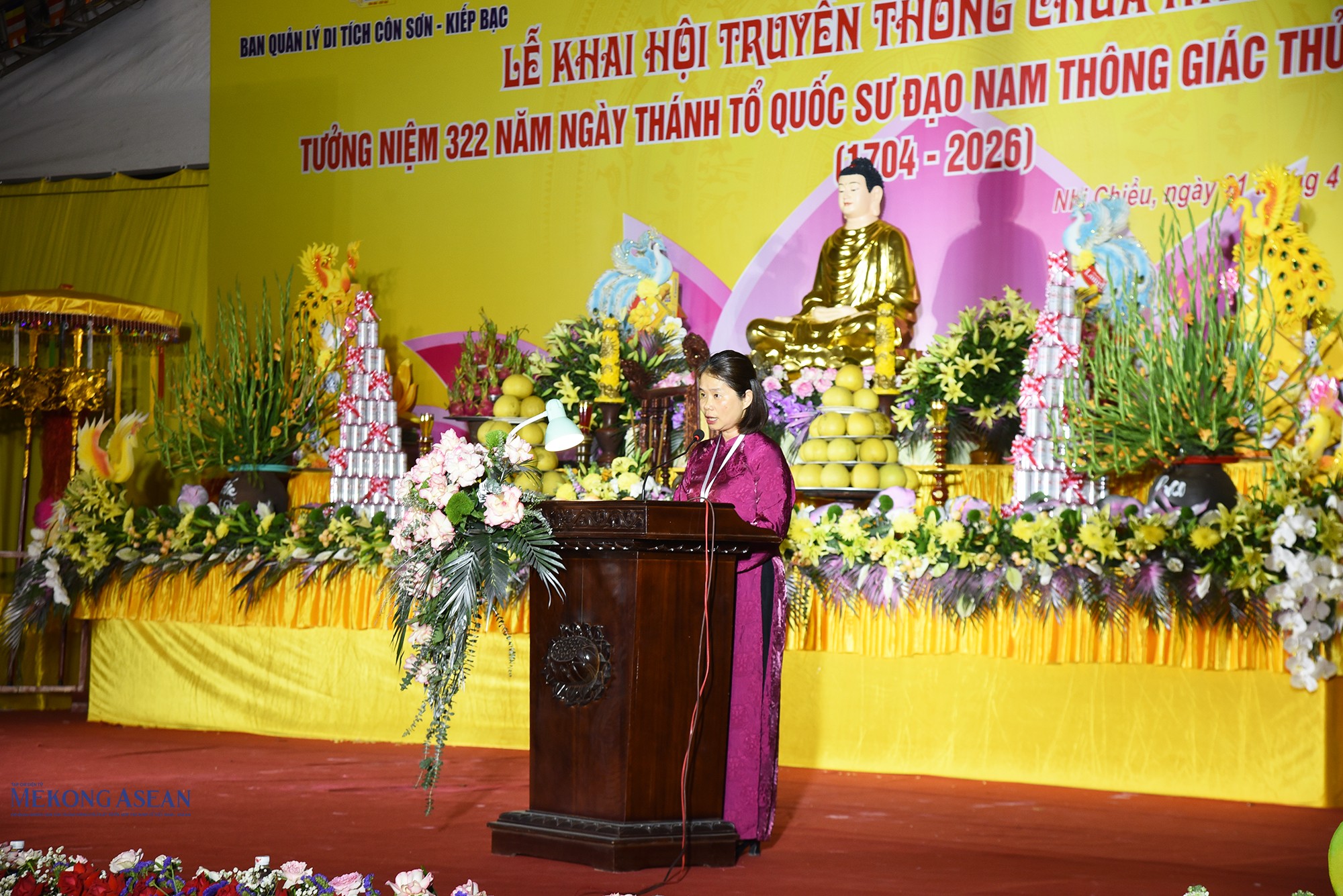 Trang trọng khai hội truyền thống chùa Nhẫm Dương ở Hải Phòng