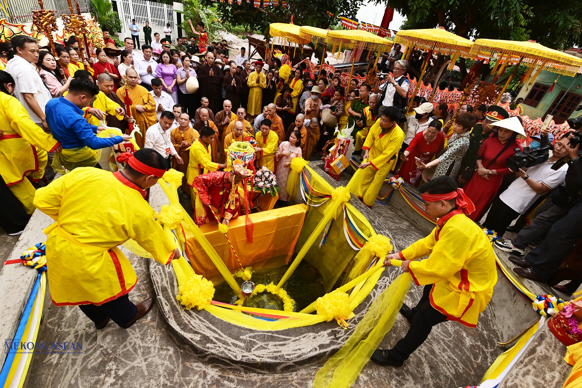 Trang trọng khai hội truyền thống chùa Nhẫm Dương ở Hải Phòng