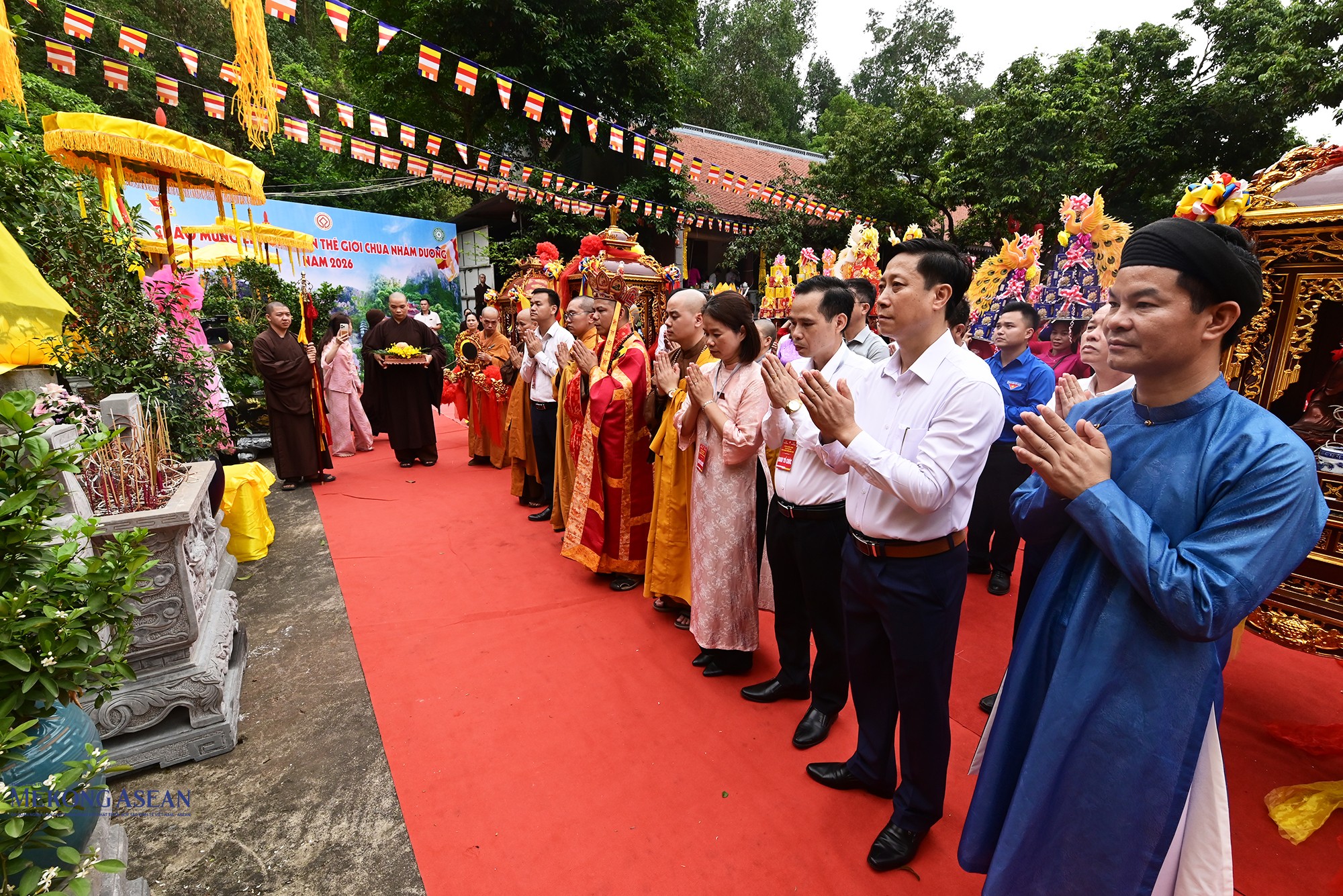 Trang trọng khai hội truyền thống chùa Nhẫm Dương ở Hải Phòng
