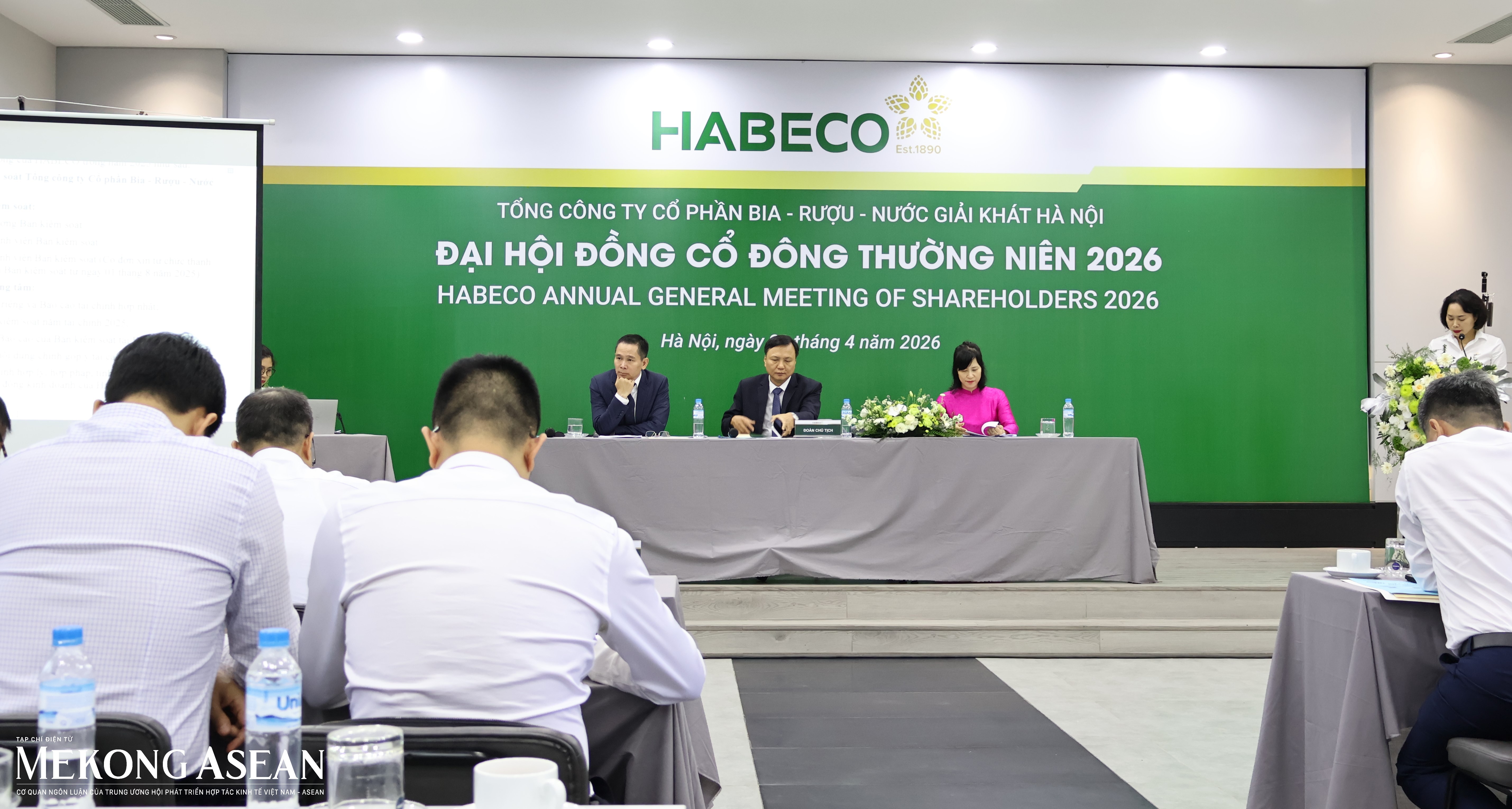 ĐHĐCĐ Habeco: Trả gộp cổ tức 2 năm, kế hoạch lợi nhuận năm 2026 giảm gần 50%