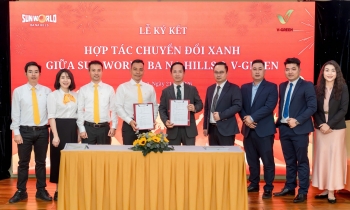 V-Green hợp tác với Sun Group triển khai trạm sạc xe điện tại Ba Na Hills