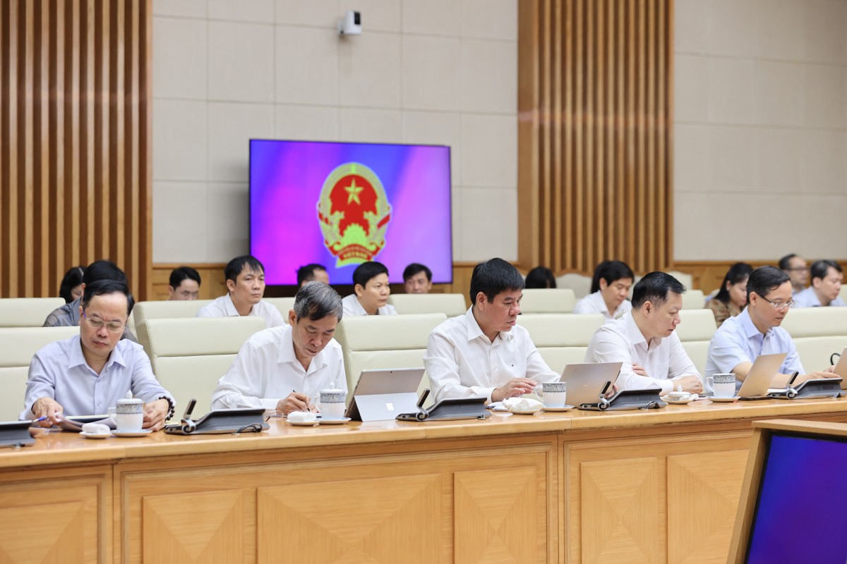 Các đại biểu dự cuộc họp. Ảnh: VGP.