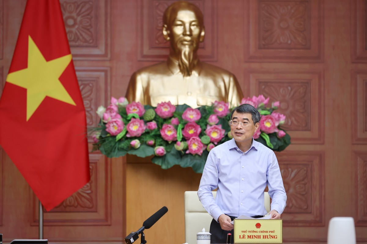 Thủ tướng Lê Minh Hưng chủ trì cuộc làm việc với Bộ Giáo dục và Đào tạo - Ảnh: VGP