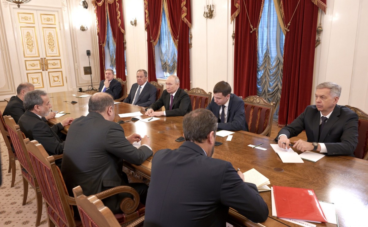 Quang cảnh cuộc gặp ngày 27/4 tại Điện Kremlin. Ảnh: Điện Kremlin