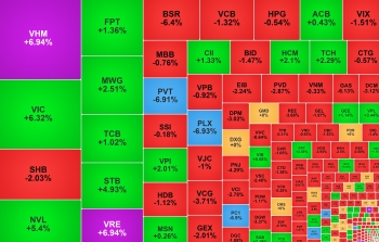 Nhóm cổ phiếu Vingroup kéo chỉ số, NVL lập đỉnh 3 năm