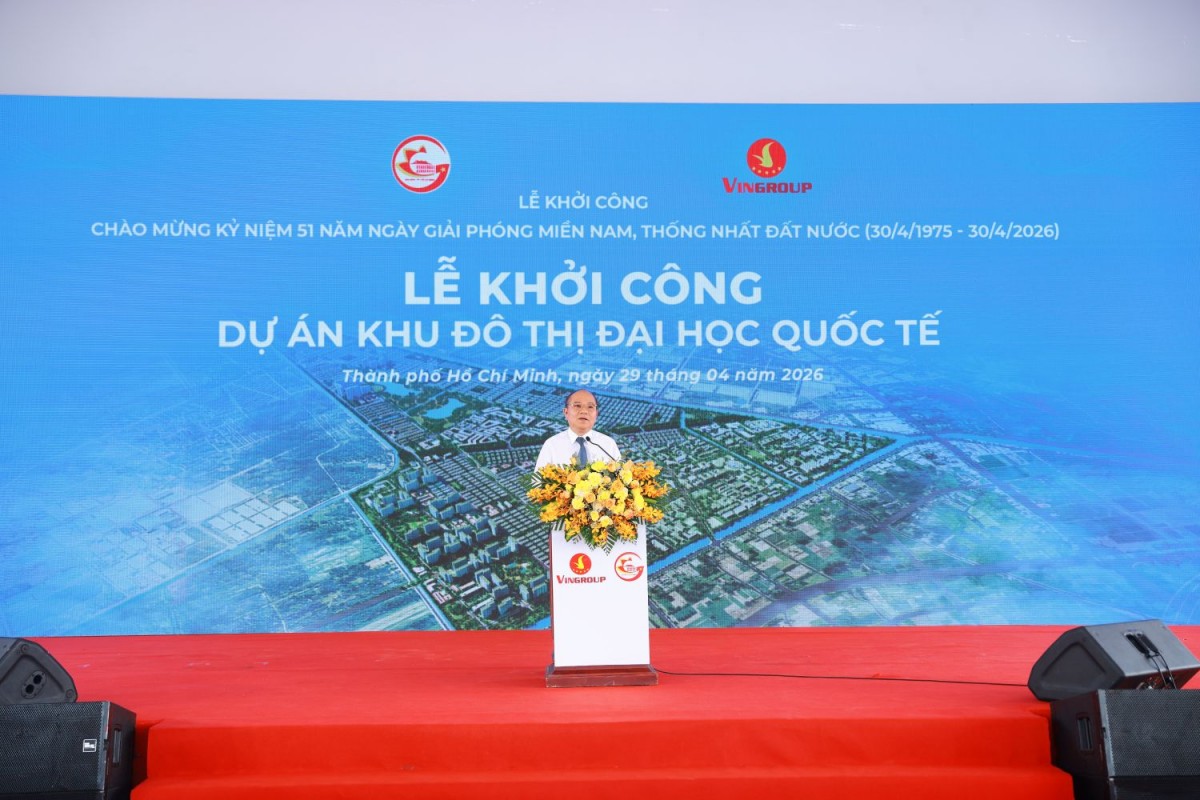 Vingroup khởi công dự án Khu đô thị Đại học Quốc tế tại TP HCM