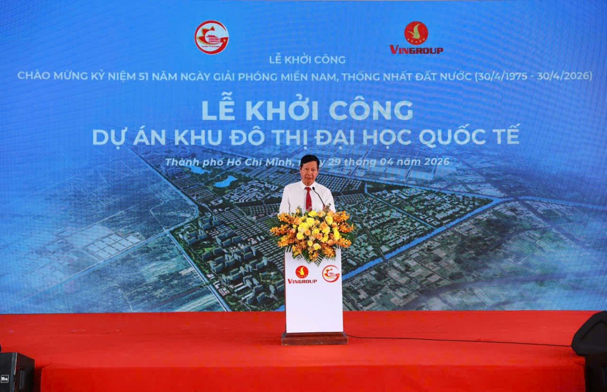 Vingroup khởi công dự án Khu đô thị Đại học Quốc tế tại TP HCM