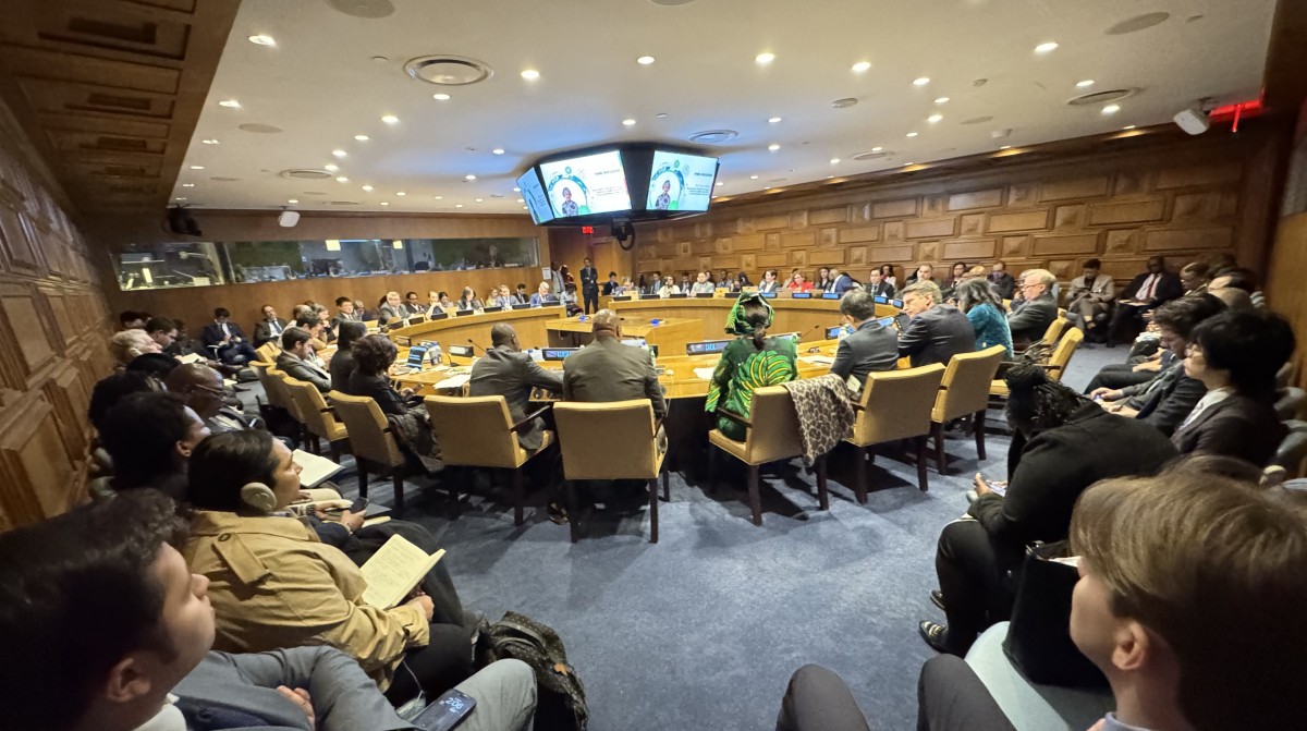 Quang cảnh buổi tọa đàm ngày 29/4 tại New York (Mỹ). Ảnh: Bộ Ngoại giao