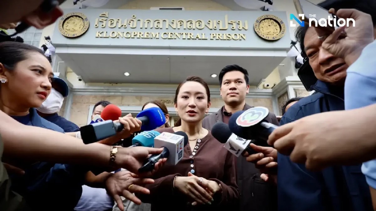 Bà Paetongtarn Shinawatra tại Nhà tù Trung ương Klong Prem ngày 30/4. Ảnh: Nation Thailand