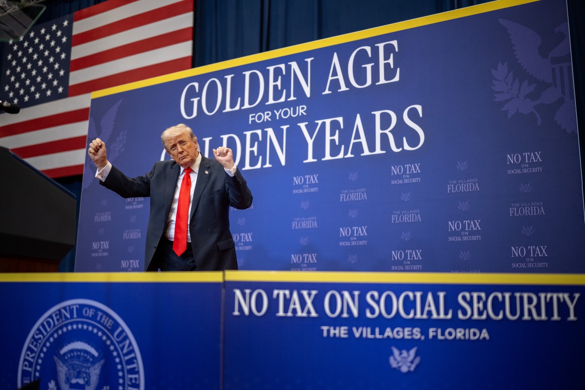 Tổng thống Mỹ Donald Trump tại bang Florida ngày 1/5. Ảnh: Nhà Trắng
