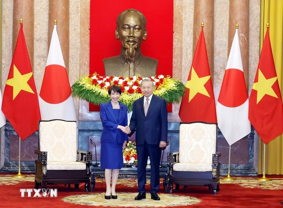 Tổng Bí thư, Chủ tịch nước Tô Lâm tiếp Thủ tướng Nhật Bản Takaichi Sanae.
