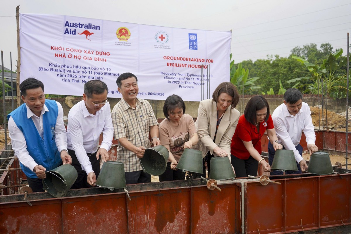 Thái Nguyên tăng cường phục hồi sau bão lũ với hỗ trợ từ Australia và UNDP